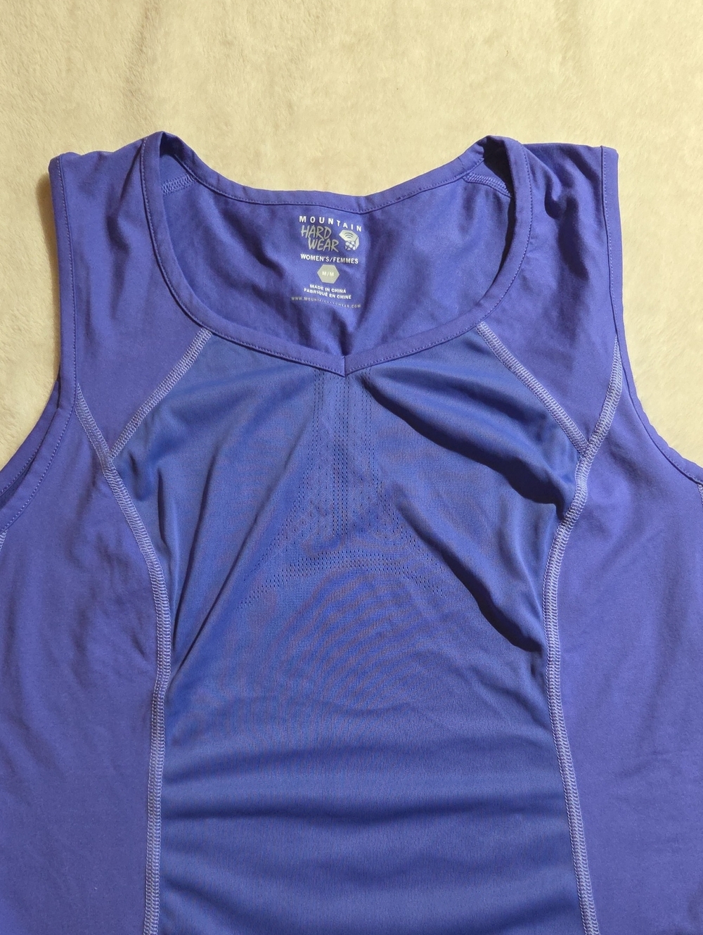 Mountain Hardwear Women's Purple Athletic Tank Top - Picture 3 of 9